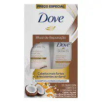 KIT DOVE RITUAL REPARACAO SHAMPOO 350ML + CONDICIONADOR 175ML