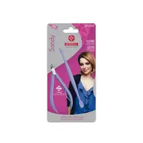 ALICATE MUNDIAL SANDY ROXO CUTICULA + ESPATULA DUPLA
