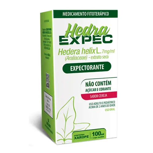 HEDRA EXPEC 7MG/ML XAROPE 100ML SABOR CEREJA