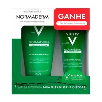 KIT NORMADERM VICHY GEL LIMPEZA PROFUNDA 150GR + GEL 40GR