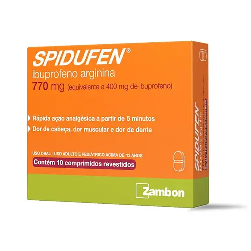 SPIDUFEN 770MG 3 COMPRIMIDOS IBUPROFENO