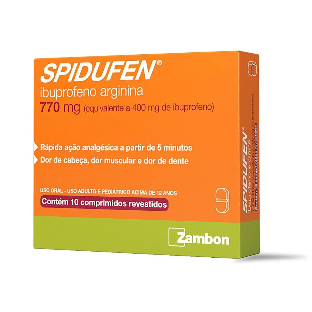 SPIDUFEN 770MG 3 COMPRIMIDOS IBUPROFENO