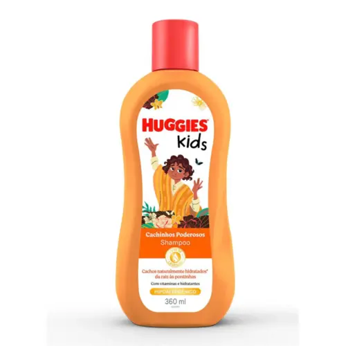 SHAMPOO HUGGIES KIDS CACHINHOS PODEROSOS 360ML