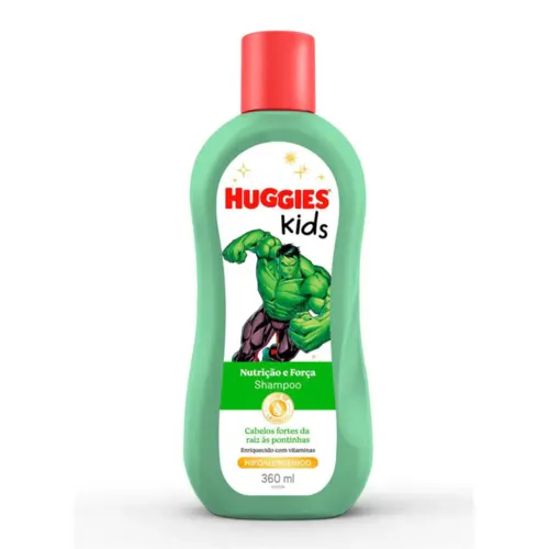 SHAMPOO HUGGIES KIDS HULK NUTRICAO 360ML