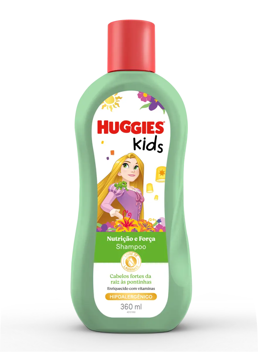 SHAMPOO HUGGIES KIDS RAPUNZEL NUTRICAO 360ML
