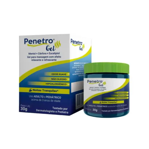 PENETRO GEL 30GR MENTOL + CANFORA + OLEO DE EUCALIPTO