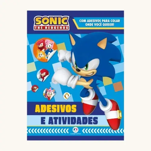 LIVRO SONIC ADESIVOS E ATIVIDADES
