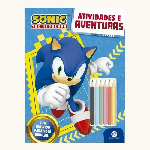 LIVRO SONIC ATIVIDADES E AVENTURAS