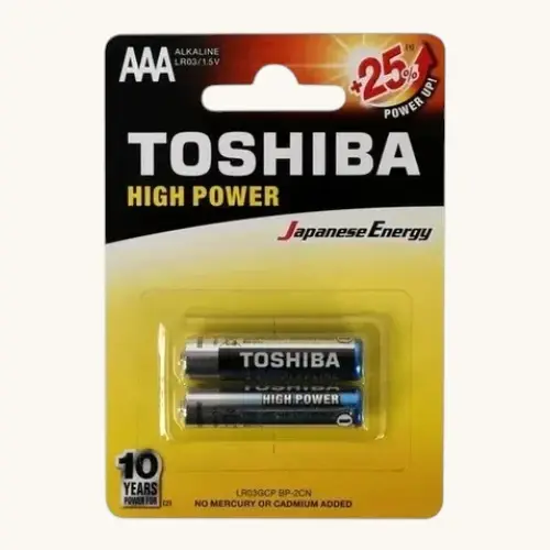 PILHA TOSHIBA ALC AAA 2 UNIDADES