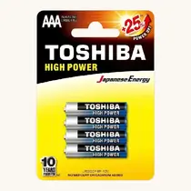 PILHA TOSHIBA ALC AAA 4 UNIDADES
