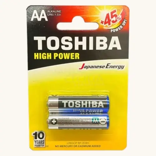 PILHA TOSHIBA ALC AA 2 UNIDADES