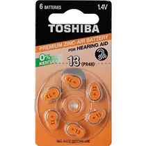 PILHA TOSHIBA AUDITIVA 13 1 UNIDADE