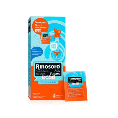 RINOSORO ALTO VOLUME BABY 15 SACHES SODIO CLORETO