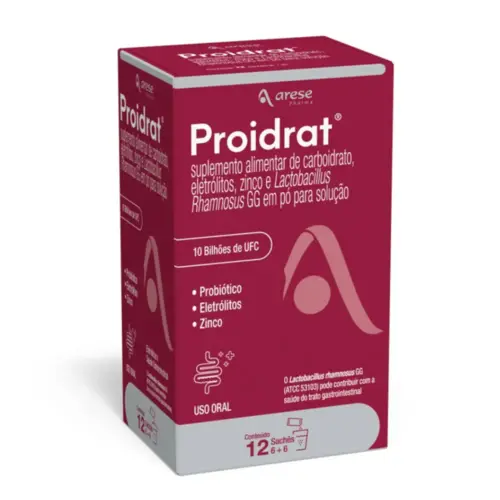 PROIDRAT 10 BILHOES DE UFCI 12 SACHES LACTOBACILLUS RHAMNOSUS