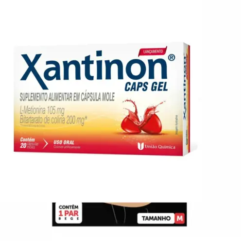 XANTINON 20 CAPSULAS GEL RACEMETIONINA + COLINA CLORETO