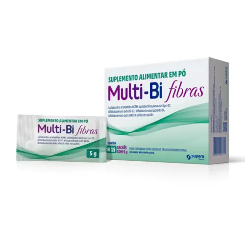 MULTI BI FIBRAS 15 SACHES 5GR LACTOBACILLUS ACIDOPHILUS