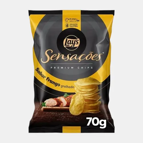 SALGADINHO SENSACOES FRANGO GRELHADO 70GR