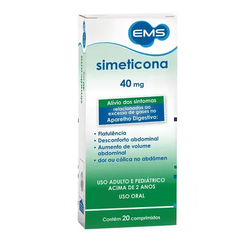 SIMETICONA 125MG 10 CAPSULAS GENERICO EMS SIMETICONA