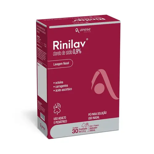 RINILAV 0,9% 30 ENVELOPES + FRASCO 240ML SODIO CLORETO