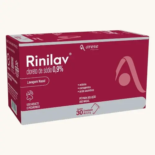REFIL RINILAV 0,9% 30 ENVELOPES SODIO CLORETO
