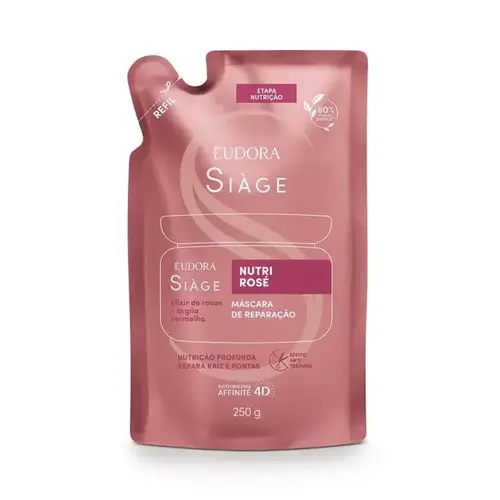 REFIL MASCARA CAPILAR SIAGE NUTRI ROSE 250GR