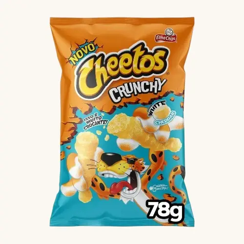 SALGADINHO CHEETOS CRUNCHY WHITE CHEESE 78GR