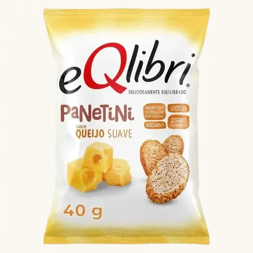 SALGADINHO EQLIBRI PANETINI QUEIJO SUAVE 40GR