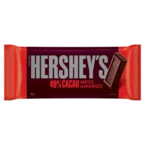 BARRA DE CHOCOLATE HERSHEYS MEIO AMARGO CRISTAL 77GR
