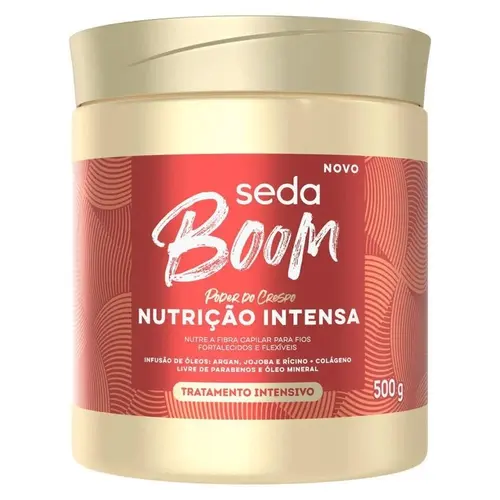 MASCARA CAPILAR SEDA BOOM NUTRICAO CONCENTRADA 500GR