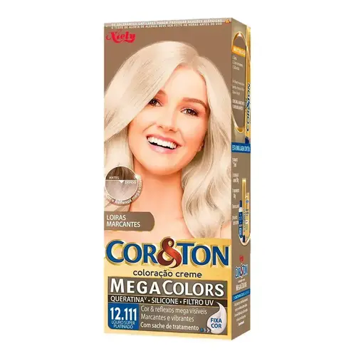 TINTURA COR&TON 12.111 LOURO SUPER PLATINADO