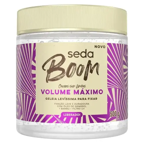 GELEIA CAPILAR SEDA BOOM VOLUME MAXIMO 500ML