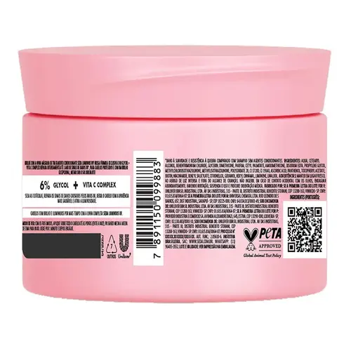 MASCARA DE TRATAMENTO CAPILAR SEDA LIMINOUS UV 300GR