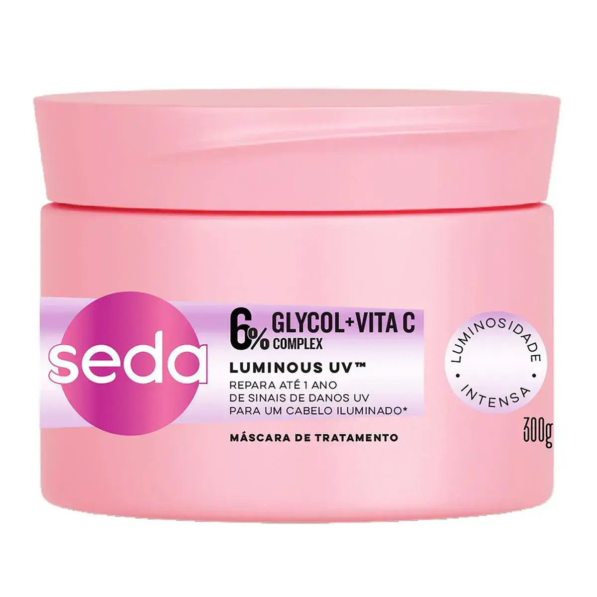 MASCARA DE TRATAMENTO CAPILAR SEDA LIMINOUS UV 300GR