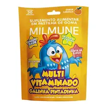 MILMUNE KIDS MULTI 30 GOMAS LARANJA