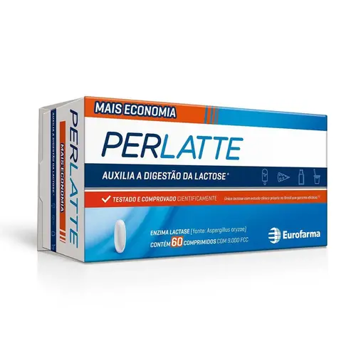 PERLATTE 10.000FCC 60 COMPRIMIDOS LACTASE