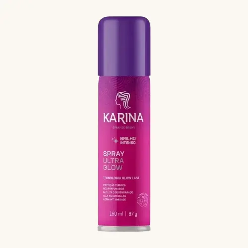 HAIR SPRAY KARINA BRILHO INTENSO 150ML
