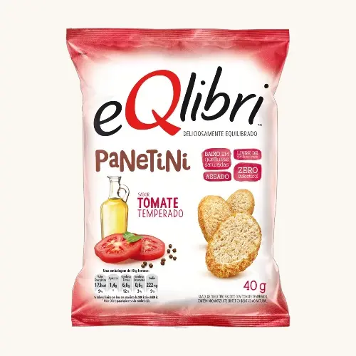 SALGADINHO EQLIBRI PANETINI TOMATE TEMPERADO 40GR