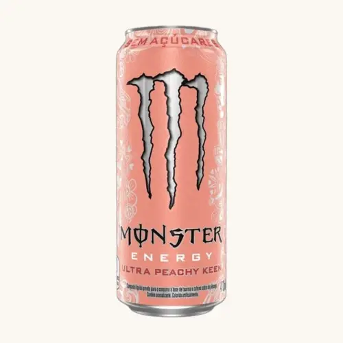 BEBIDA ENERGETICO MONSTER ULTRA PEACHY KEEN ZERO 473ML