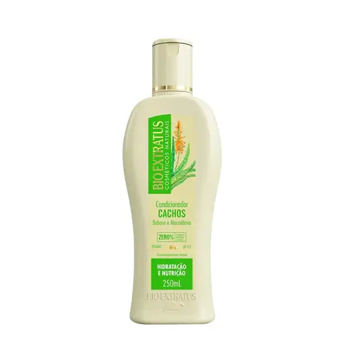 CONDICIONADOR BIO EXTRATUS BABOSA E MACADAMIA CACHOS 250ML