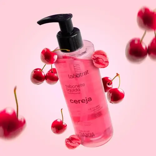 SABONETE LIQUIDO LABOTRAT CEREJA 190ML