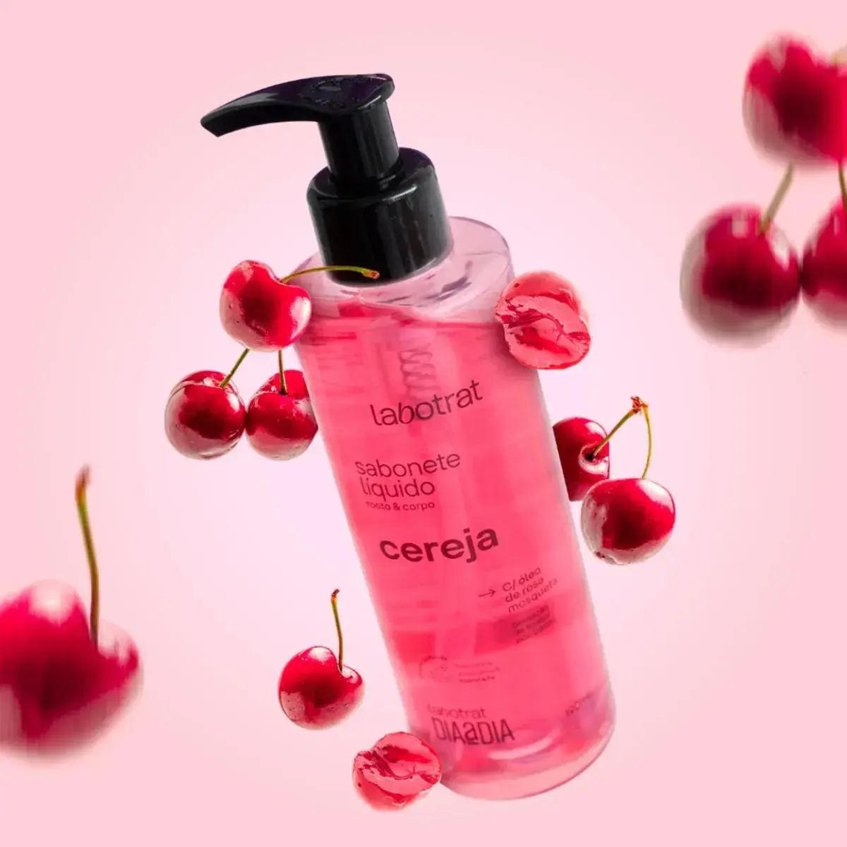 SABONETE LIQUIDO LABOTRAT CEREJA 190ML