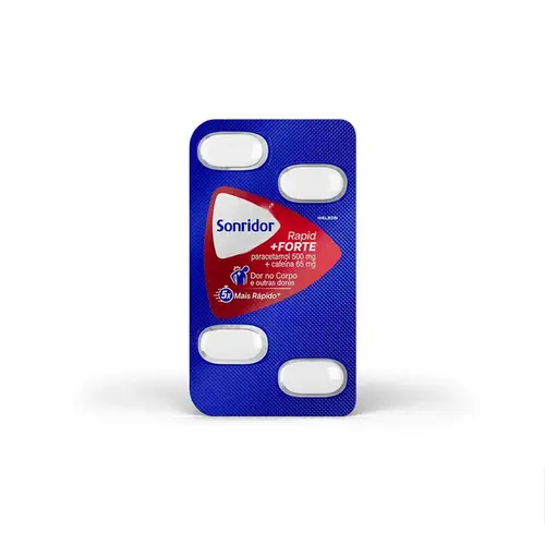 SONRIDOR RAPID FORTE 4 COMPRIMIDOS PARACETAMOL + CAFEINA