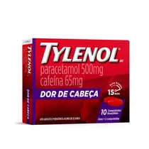 TYLENOL DC 500MG + 65MG 10 COMPRIMIDOS PARACETAMOL + CAFEINA