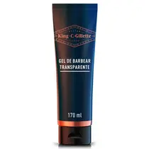 GEL DE BARBEAR KING C GILLETTE TRANSPARENTE 170ML
