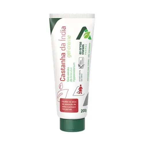 GEL CREME CASTANHA DA INDIA AS ERVAS CURAM 200GR
