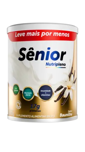 NUTRIPLENO SENIOR SABOR BAUNILHA 800GR