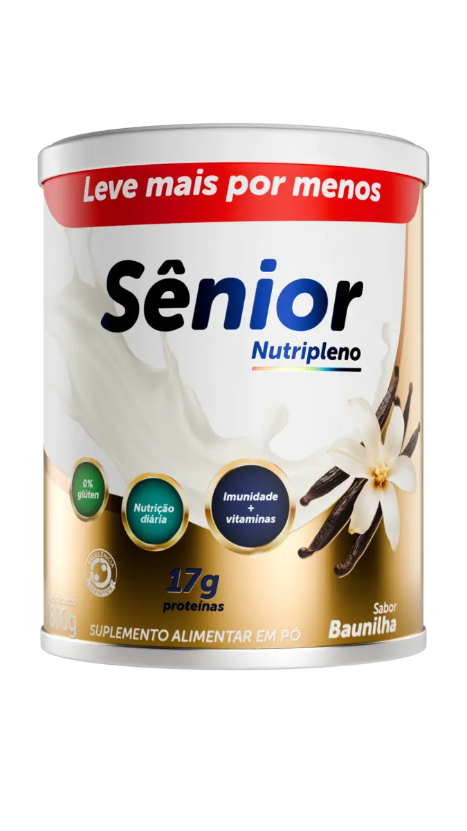 NUTRIPLENO SENIOR SABOR BAUNILHA 800GR