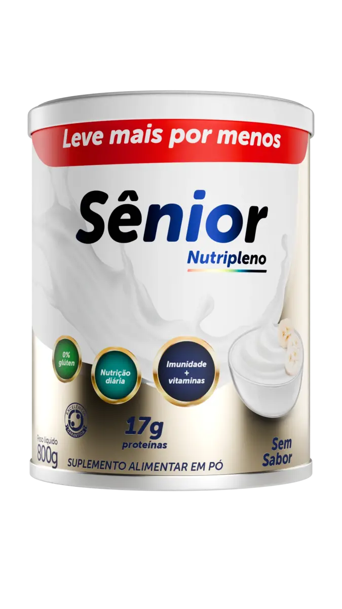 NUTRIPLENO SENIOR SEM SABOR 800GR