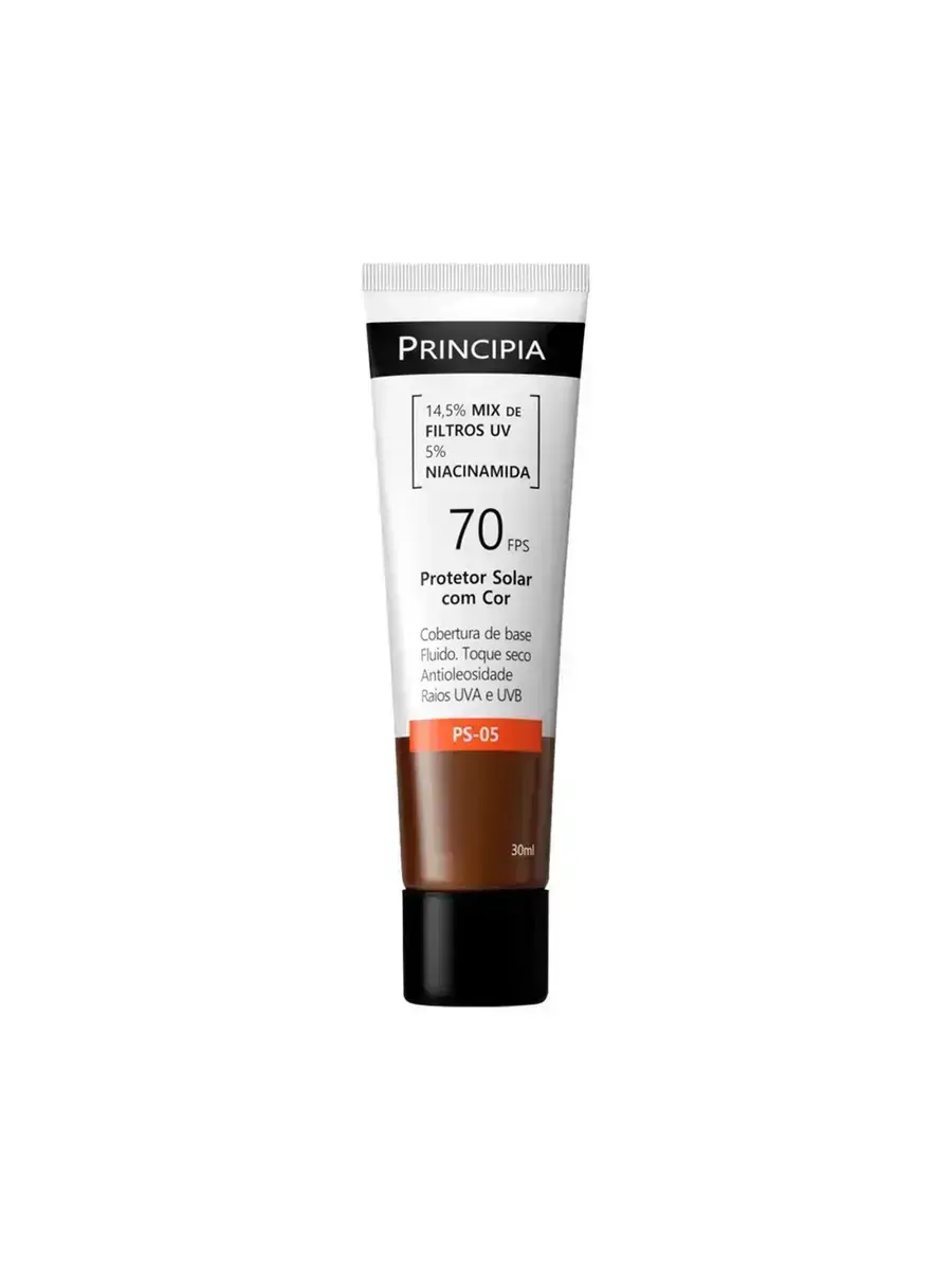PROTETOR SOLAR FACIAL PRINCIPIA PS-05 FPS70 COR 9.0 30ML