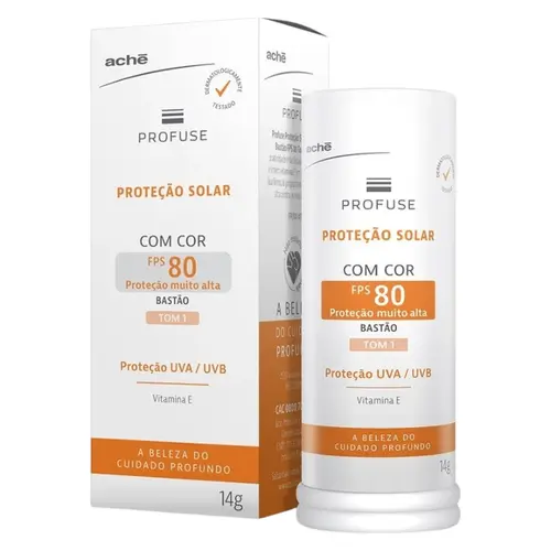 PROTETOR SOLAR PROFUSE STICK FPS80 TOM 1 14GR